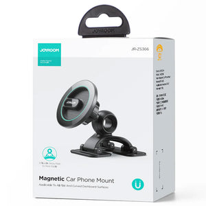 Suport Auto Joyroom JR-ZS366, Magnetic, Montaj Bord, MultiAngle, Curved Surface - Negru