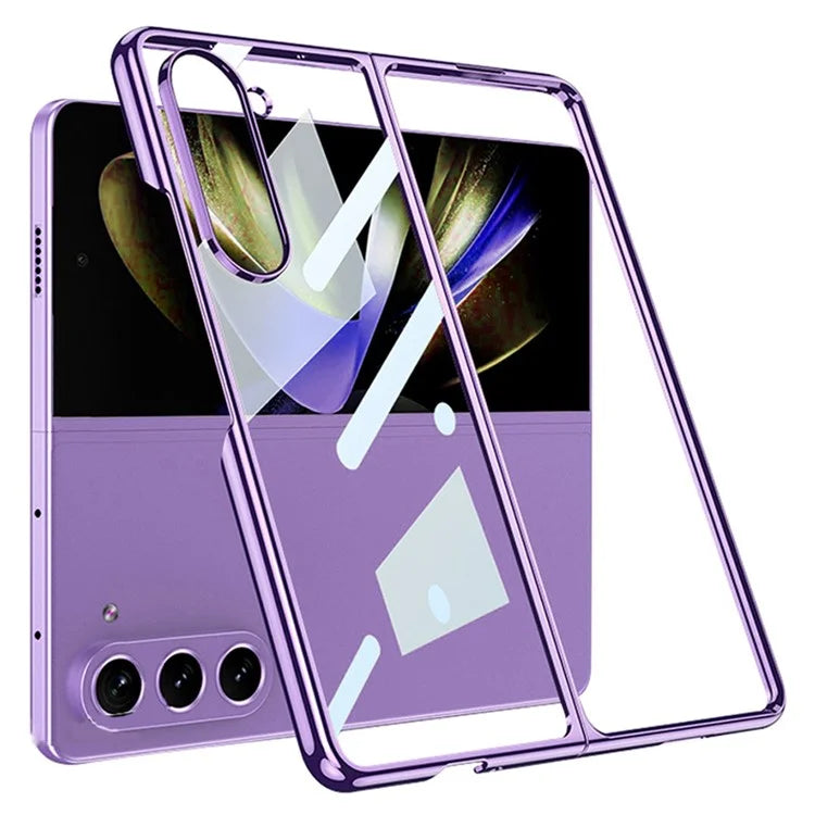 Husa Chrome - Samsung Z Fold6, Plastic Thin, Crystal, Purple