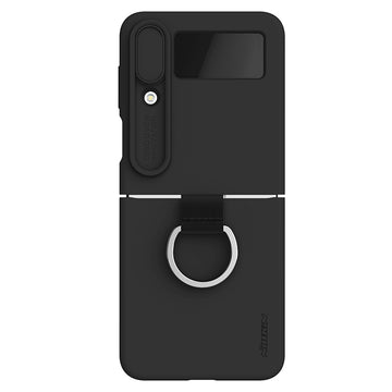 Husa Nillkin pentru Samsung Z Flip 4, CamShield Silky, TPU - Negru