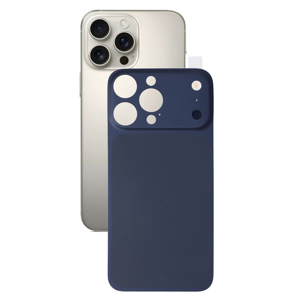 Folie Spate Maxcell pentru iPhone 15 Pro Full Cover Transform Seria 17 - Albastru