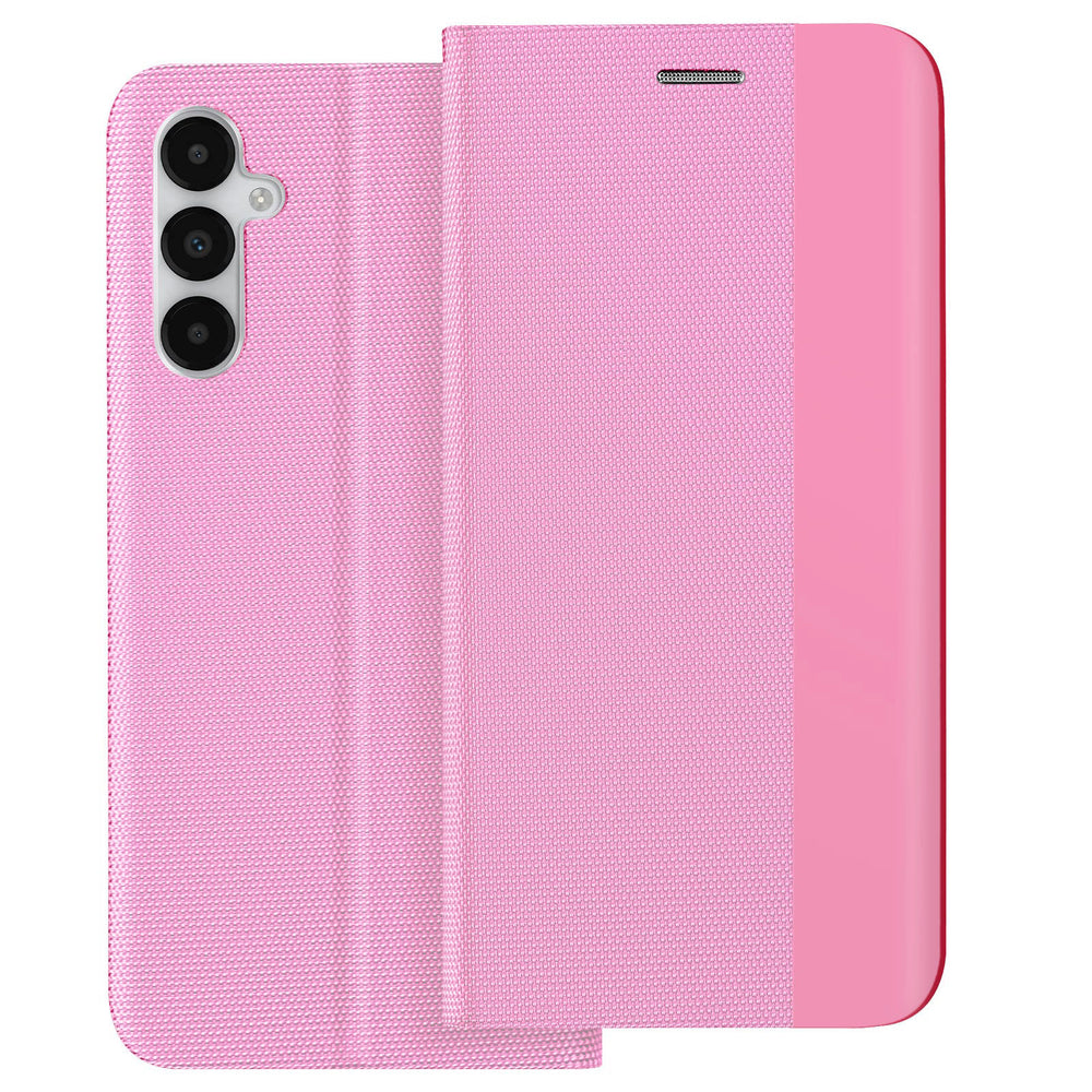 Husa FlipSense - Samsung A72 - Magnetic Shell, Light Pink