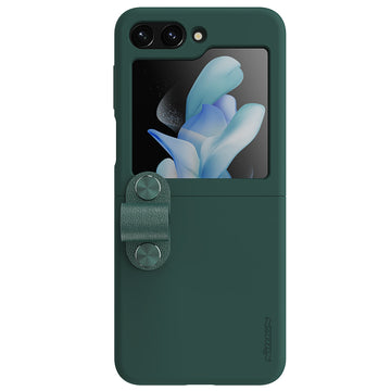 Husa Nillkin pentru Samsung Z Flip5, CamShield Silky, TPU - Forest verde