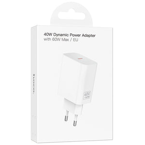 Accesoriu Hoco C162A, Incarcatoare Priz, USB-C, 40W, FastCharger - Alb