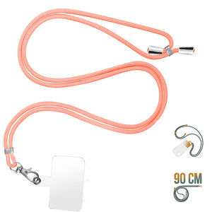 Snur pentru Gat cu Agatatoare pentru Telefon, Universal - Roz