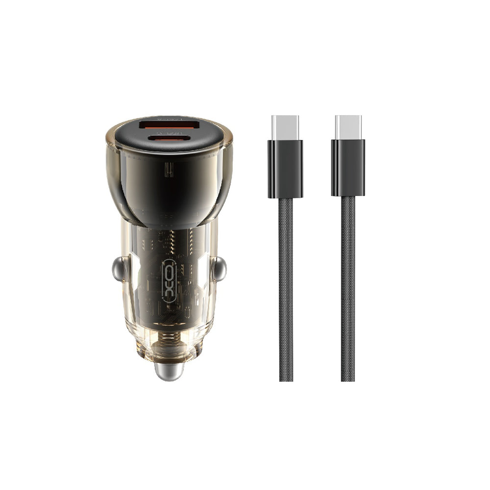 Incarcator XO CC60 Auto, 60W - Negru