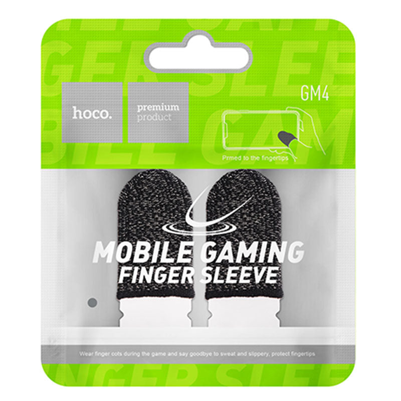 Hoco (GM4) - Degetare antialunecare din fibra conductiva, jocuri, Anti-Condens, Silver