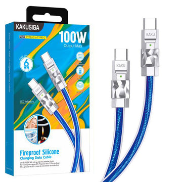 Cablu Date si Incarcare Kaku KSC-956, USB-C, PD65W, QC3.0, 1m - Albastru