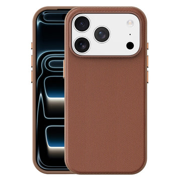 Husa Woven pentru iPhone 17 Pro, MagCase, TechWoven Piele, Soft Craft - Maro