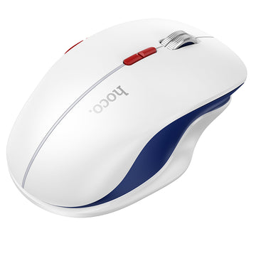 Mouse Dual Hoco GM40, BT 5.0/Wireless 2.4G, Acumulator Reincarcabil, 400mAh - Alb