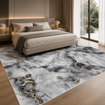 Covor Modern Diamant Livario White Gold
