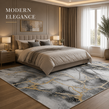 Covor Livario Imperial Effect Gresie Gri Gold