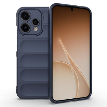 Husa Wave pentru Oppo, Reno 15, Grip Anti-Shock, TPU - Bleumarin