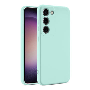 Husa Soft pentru Samsung A10, MicroFiber, TPU - Verde menta