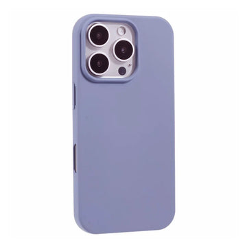 Husa Soft pentru iPhone 16 Pro Max, MicroFiber, TPU - Lila