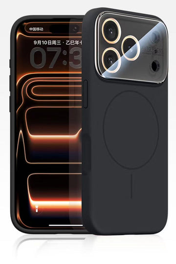 Husa MagConverse pentru iPhone 17, UltraThin, Magnetic FlexiCase - Negru