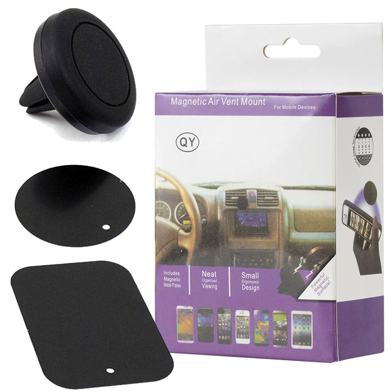 Maxcell (CMB04) - Suport Auto, Magnetic, montaj Ventilatie, Compact Size, Black