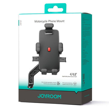 Suport Moto/Bike Joyroom OK7, Cleme Laterale, Montaj Ghidon, Secure Hold - Negru