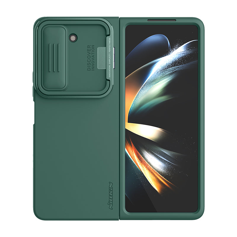 Husa Nillkin, pentru Samsung Z Fold5, CamShield Silky, TPU, Deep Green