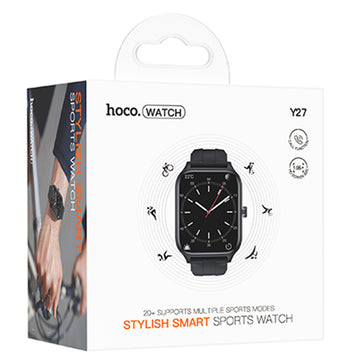 Ceas Hoco Y27 SmartWatch, 230mAh - Negru