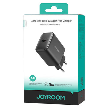 Incarcator Retea Joyroom JR-TCG13, GaN, PD35W, 1xUSB-C, SuperFast - Negru