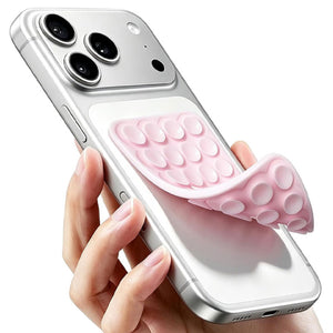Suport Telefon, Universal, Tip Ventuze, Montaj Double Side - Roz