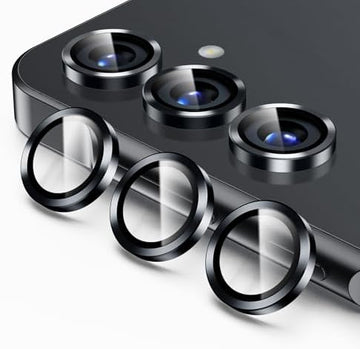 Folie Camere pentru Samsung Galaxy S24, AutoAlign, Lens KIT - Negru