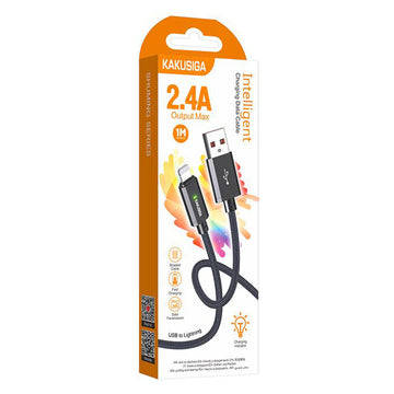 Cablu Date si Incarcare Kaku KSC-967, USB-A la Lightning, 18W, 2.4A, 1m - Negru