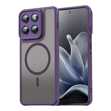 Husa MagFrost Pro pentru Motorola Edge 70, Matte MagSafe, Frosted Frame - Mov
