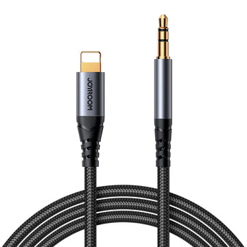 Cablu Audio Joyroom SY-A06, Lightning la Jack 3.5mm M, 1.2m - Negru