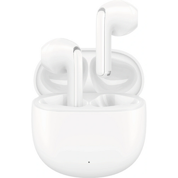 Casti Wireless Joyroom JR-FB1, Ear Buds, BT 5.3, StandBy, 400mAh, Husa Silicon - Alb