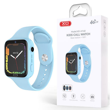 Smart Watch XO H140 pentru Copii cu GPS si Camera Foto - Albastru