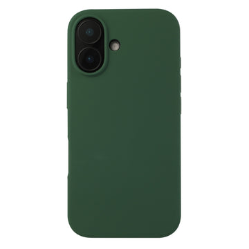 Husa X-Level Thin pentru iPhone 16, MicroFiber - Verde inchis