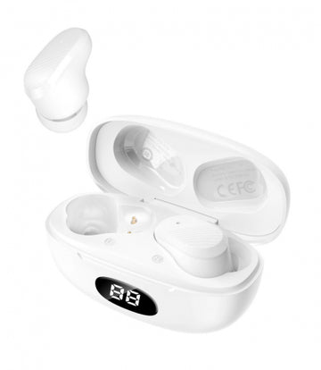Casti Wireless XO X19, Ear Buds, BT 5.1, 200h StandBy, 250mAh, Ark - Alb
