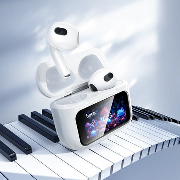 Casti Wireless Hoco EW81, Ear Buds, BT 5.4, 300mAh, Multi Touch - Alb