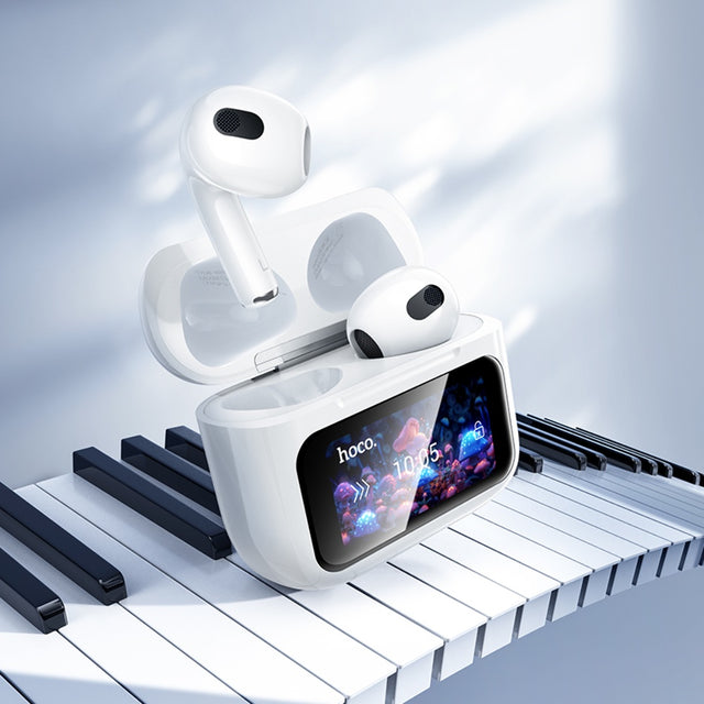 Casti Wireless Hoco EW81, Ear Buds, BT 5.4, 300mAh, Multi Touch - Alb
