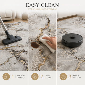 Covor Modern Diamant Livario Cream Gold