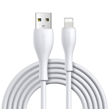Cablu Date si Incarcare Joyroom S-2030M8, USB-A la Lightning, 2.4A, 2m - Alb