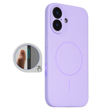 Husa MagThin pentru iPhone 16 Plus, SoftTouch, Camera Control, TPU - Mov deschis