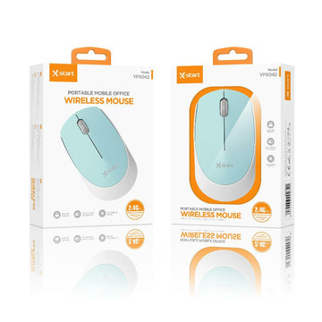 Mouse Uri X-Start YPX042, 1.000 DPI, Conexiune 2.4G, OneSignal - Albastru deschis