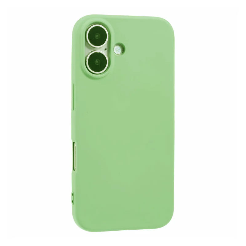 Husa Soft - iPhone 16, MicroFiber, TPU, Mint Green