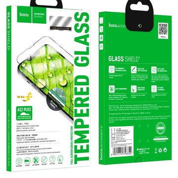 Folie Clear Hoco A12 Pro pentru iPhone 15 Pro, DustPoof - Contur negru
