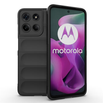 Husa Wave pentru Motorola Moto G17 Power, Grip Anti-Shock, TPU - Night negru