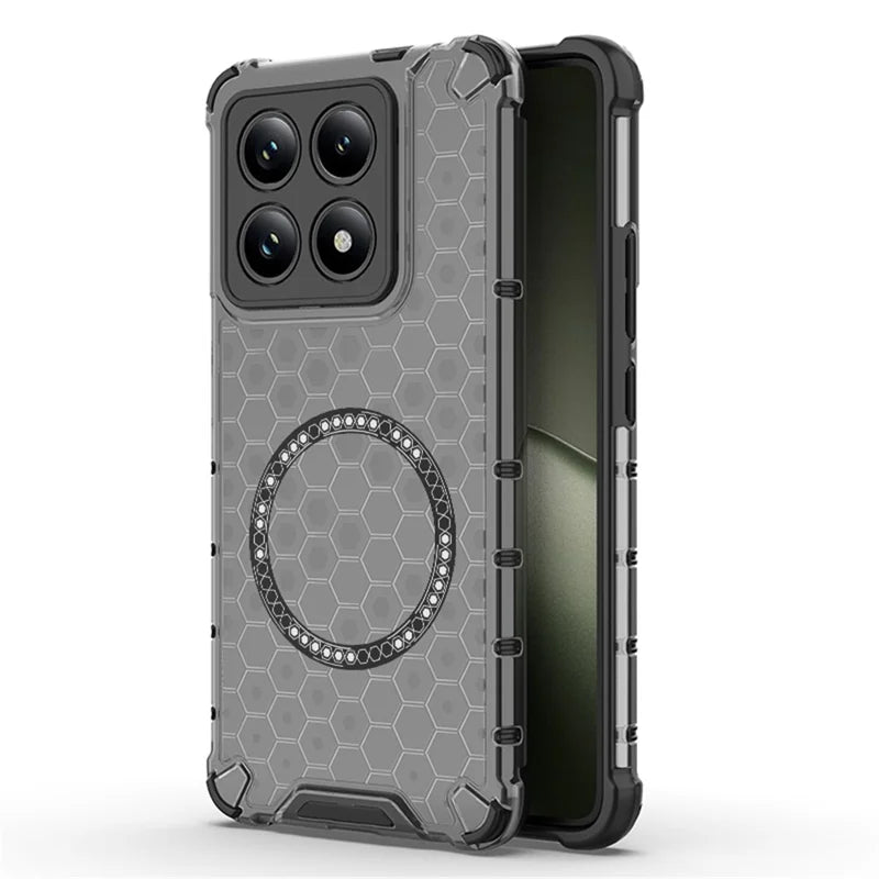 Husa HoneyComb - Xiaomi Redmi A5 4G, Magnet MagCase, AntiDrOppo Corners, Grey [171]