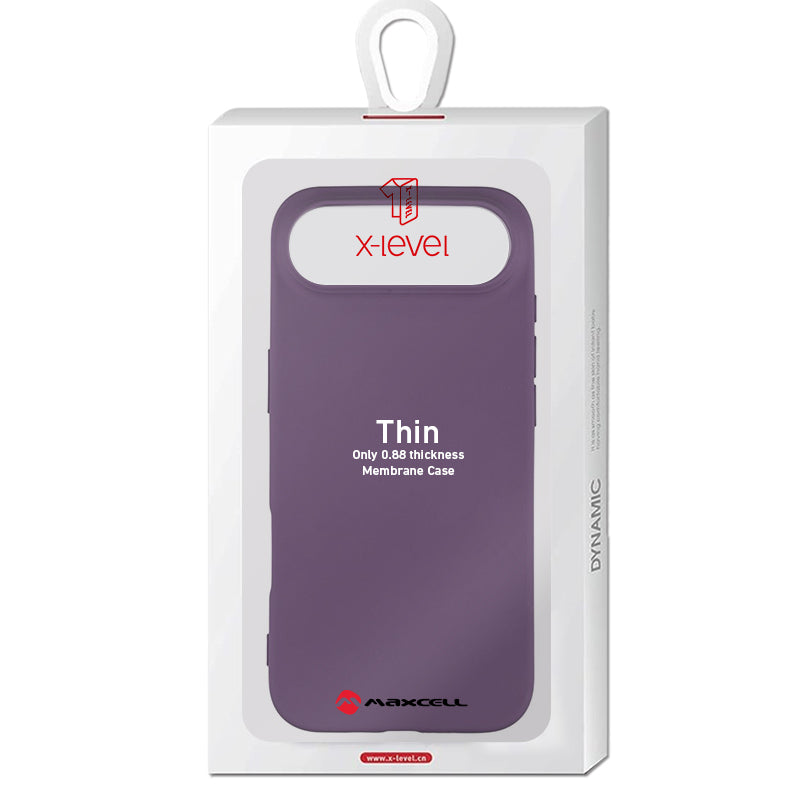 Husa X-Level Thin - iPhone 17 Air, Thin Series, SoftTouch, Purple