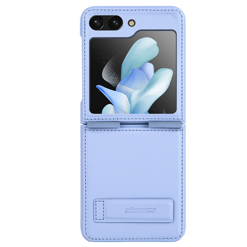 Husa Nillkin, pentru Samsung Z Flip5, Qin Leather, PC Leather, Purple