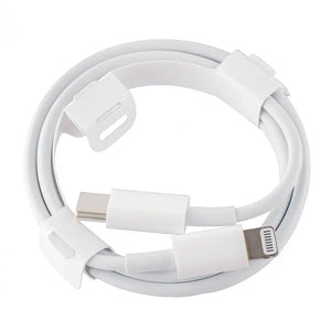 OEM (MX0K2X) - Cablu Date si Incarcare, USB-C la Lightning, 20W, 1m, White [BULK]