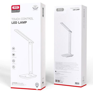 Lampa Birou XO OZ05, Mini Lampa Birou, Reincarcabila, Conectare USB, LED, 1200MAh - Alb
