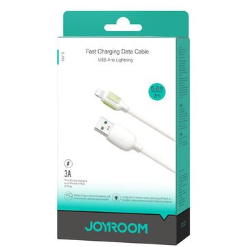 Cablu Date si Incarcare Joyroom S-A53, USB la Lightning, 3A, FastCharge 2m - Bej