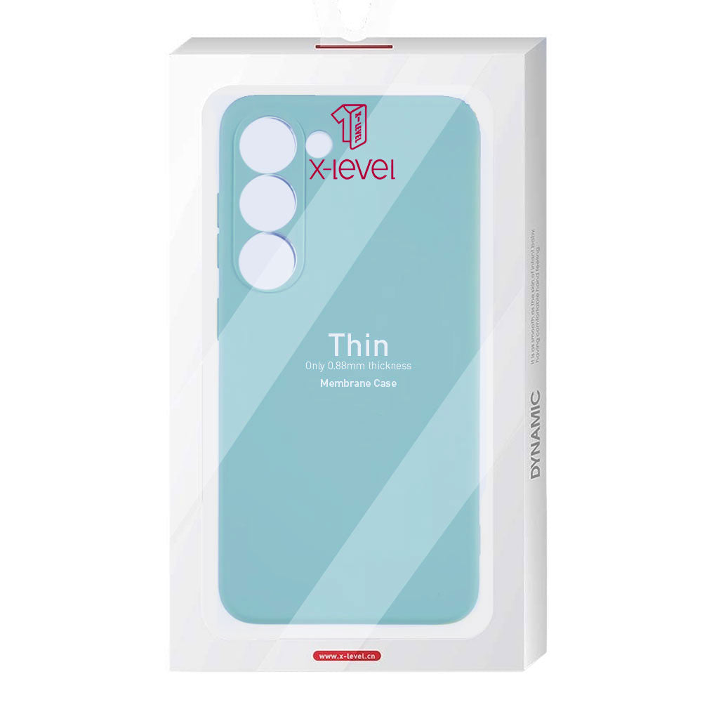 Husa X-Level Thin - Samsung S22 - MicroFiber, Turquoise