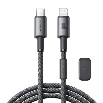 Cablu Date si Incarcare Joyroom S-A50, USB-C la Lightning, 3A, FastCharge, 1.2m - Dark gri